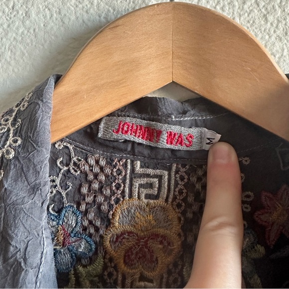 Johnny Was Embroidered Button Down Dress - Picture 2 of 16
